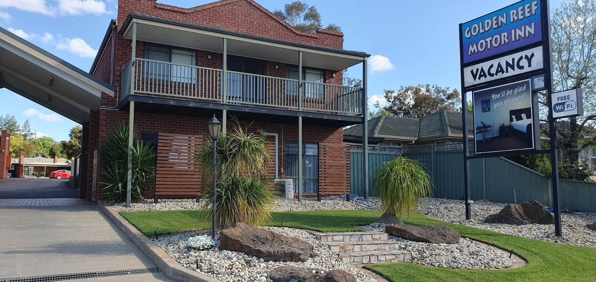 Golden Reef Motor Inn Bendigo Eksteriør bilde